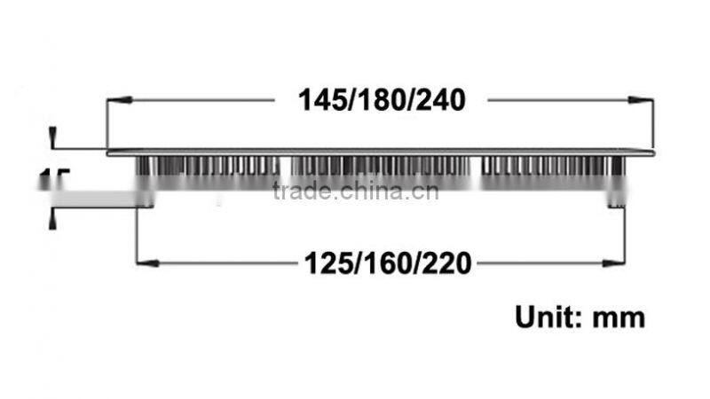 9W Market Meeting Room Cleanroom Sky Ceilling Round Led Panel Light
