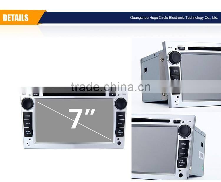 7 Inch 1080p RK3188 1.6GHZ Car gps multimedia Black screen navigator dvd price for opel