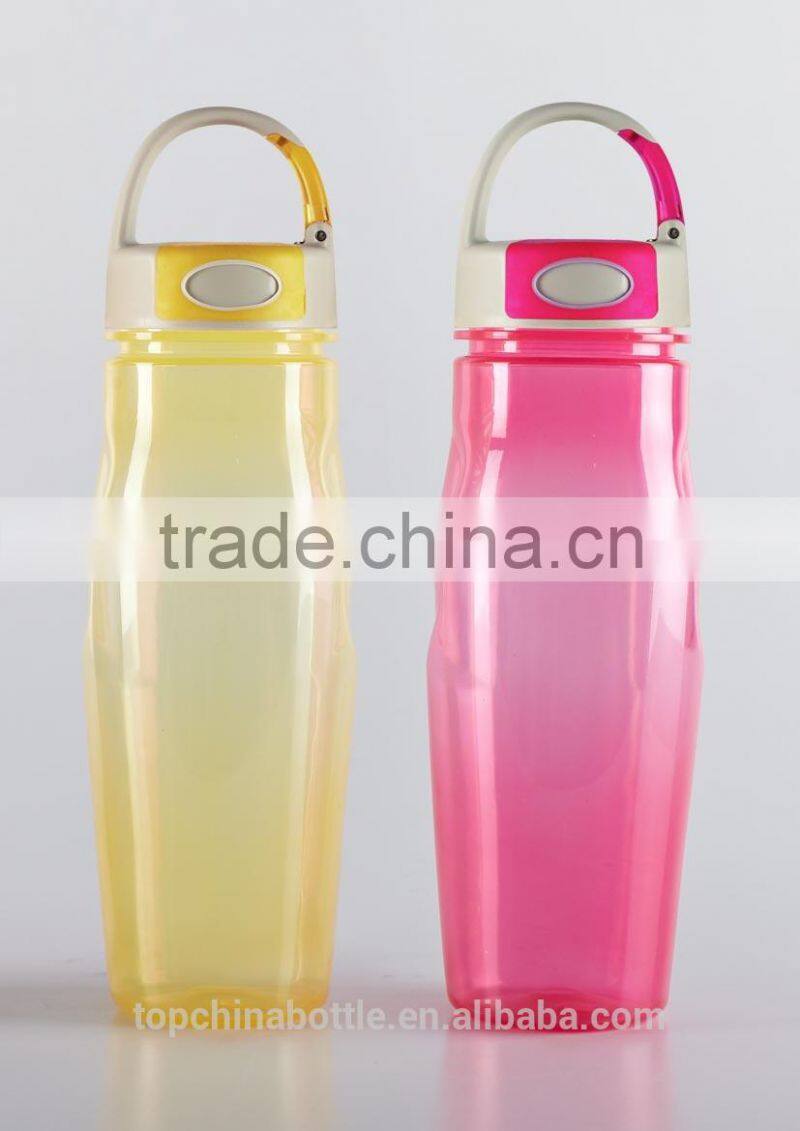 colorful and light 750ml promotional gift and travelling PP water bottle