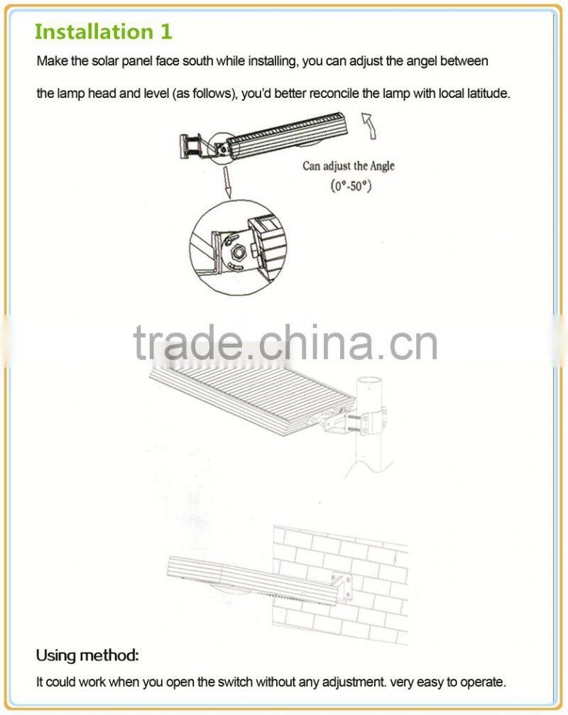 8W Integrated Solar Street Light