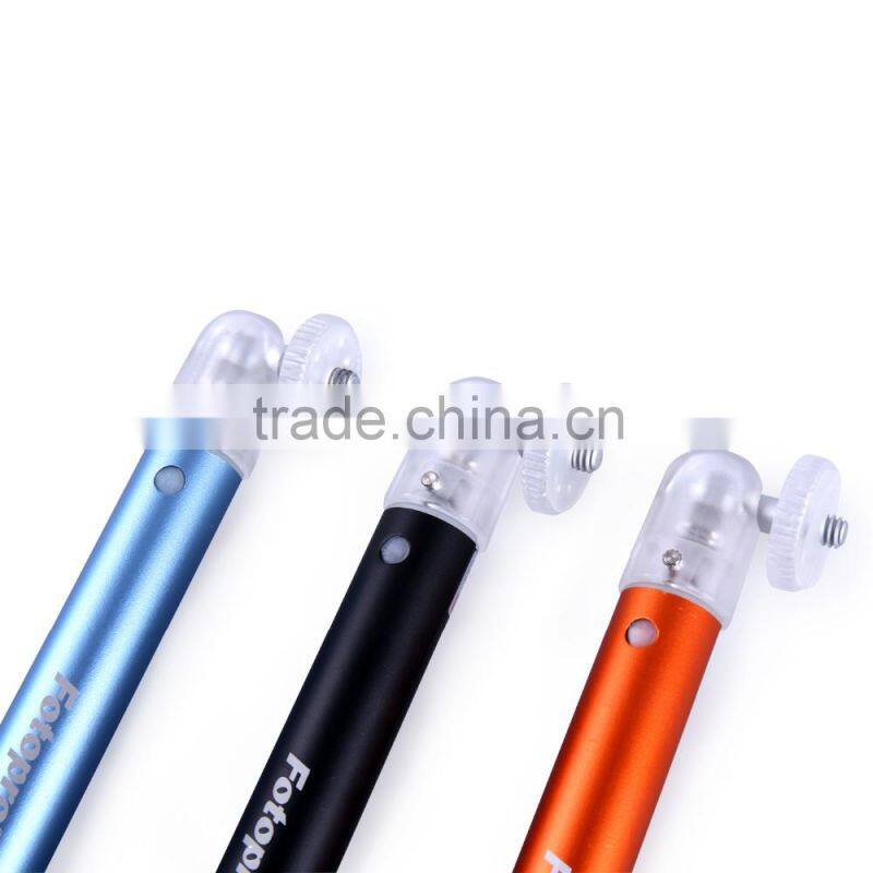 2016 Wholesale Promotion Mini Selfie Stick , Colorful Monopod Selfie Stick with CE RoHS