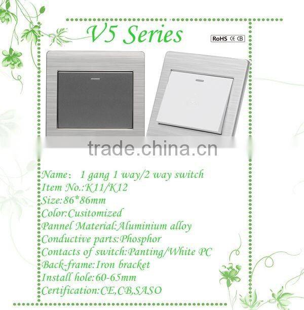 professional manufactures changeover switch 1 gang 2 way switch
