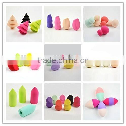 New Selling! Cosmetic Triangular Sponge/Latex Free Triangle Wedged Shaped Puff