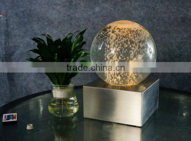 LED colorful Magic bubble sphere,table top fountain Magic ball
