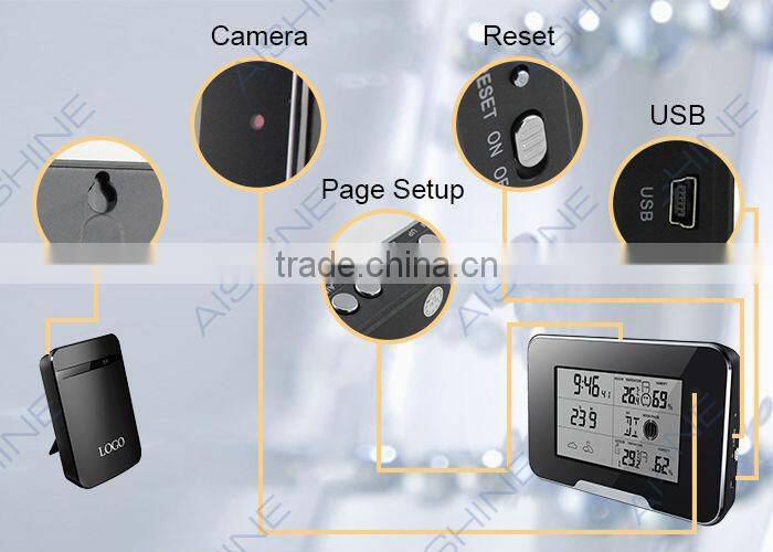 HD 1080P Wi-Fi Weather Station Camera for home and office security