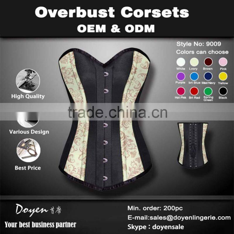Sexy super plus size corset shaper type steampunk corset gothic corset