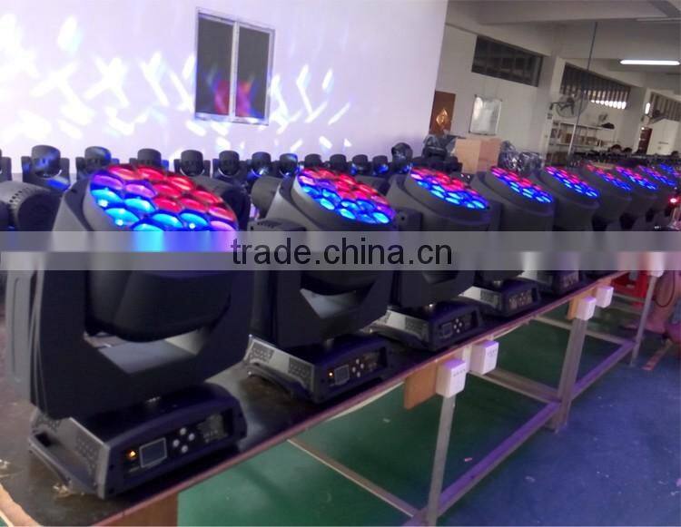 Three Years Warranty Clay Paky Bee Eye K10 Beam Wash Zoom 4in1 RGBW 19x15w LED Moving Head Light