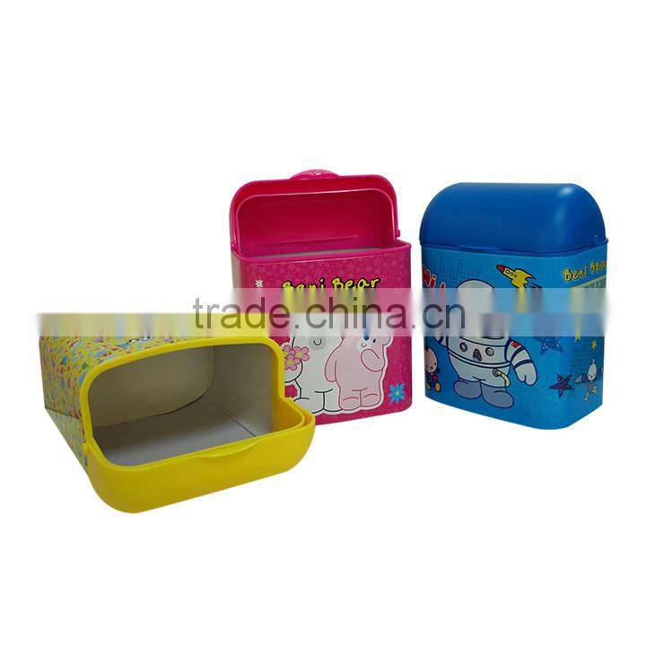 Carton tin square transh bin for sale/garbager bins for sale