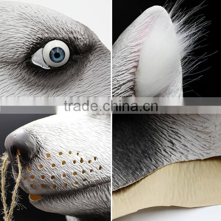 Brand new Masquerade Halloween cute felt realistic Animal Head Adult Mask