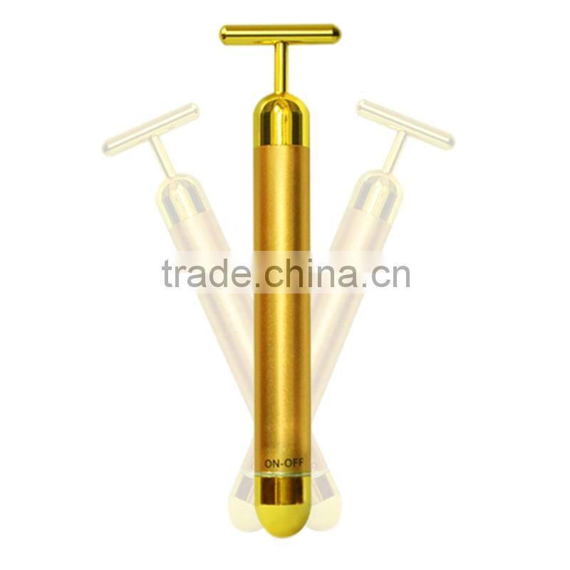 Handy Energy facial massage Vibrating Facial Massager 24k Gold Beauty Bar