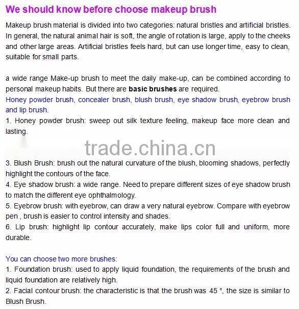 Professional Beauty Needs 15pcs Makeup Brush Set with Personalised Design