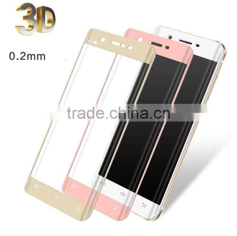HOT 0.2MM 3D Curved Full Coverage Tempered Glass Screen Protector For BBK VIVO XPLAY 5 Anti-explosion Glass PROTECTOR FILM