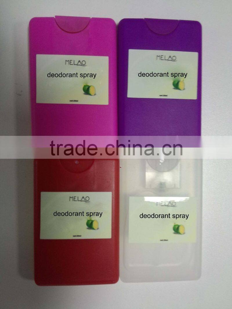 Naturel pour homme pocket packing deodorant spray 10ml 20 ml