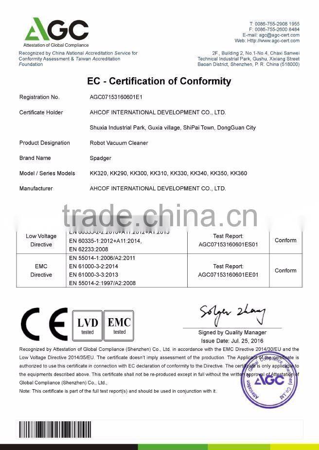 Intelligent Robotic Vacuum Cleaner Good Quality Self Charging