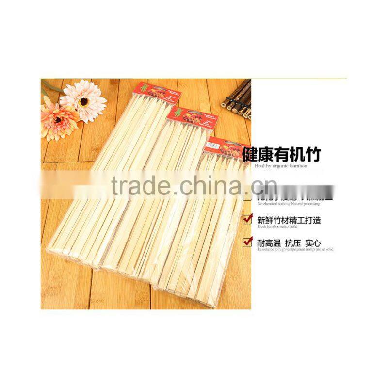 Flat bamboo skewers from China
