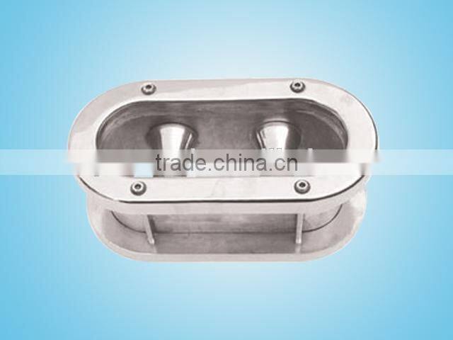 High Quality oval AISI 316 hawse pipe with cleat,Hawse Pipe For boat/yatch
