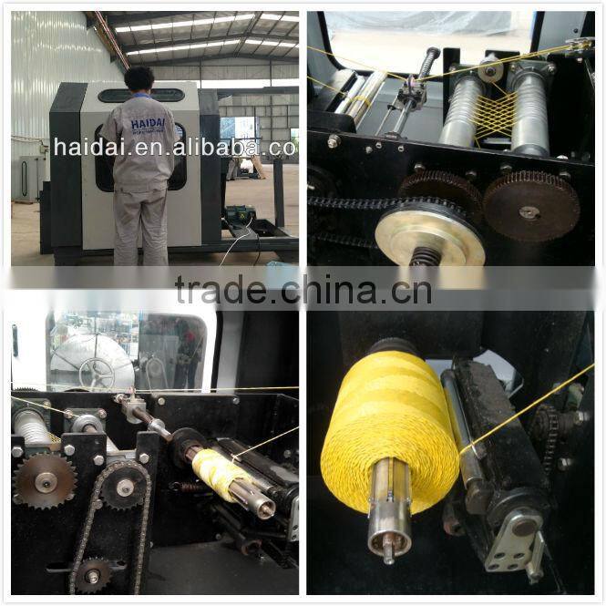 Two in one inflow twister spooling twine making machine