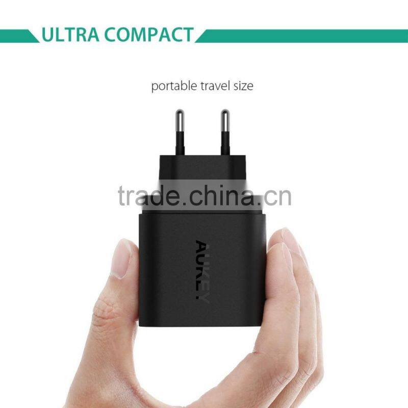 Aukey Quick Charge 2.0 54W 5 Ports USB Desktop Charging Station Wall Charger,EU plug