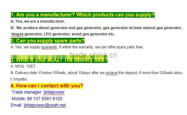 ISO 9001 hot sales diesel generator 15 kva