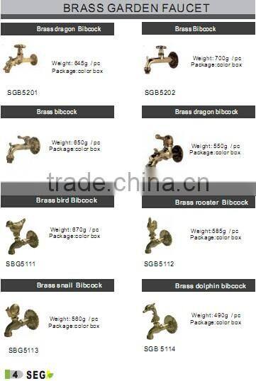 garden water tap, Brass Horse Head Hose Faucet Outdoor Garden