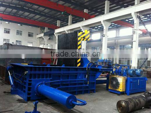 HC81F-2000 hydraulic scrap metal baler with SIEMENS PLC control