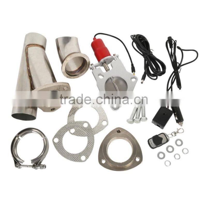 New 2.5" 63mm Electric Exhaust Catback Downpipe Cutout Cut Out Valve System