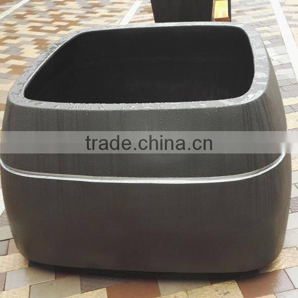 fiber glass reinforced plastic flowerpot