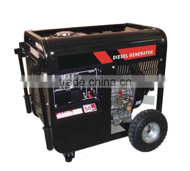 China Factory Portable Power Mini Diesel Home Generator 5kW