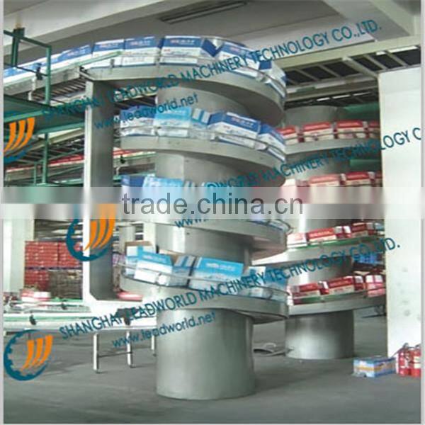 professional and high efficiency spiral lifting conveyor
