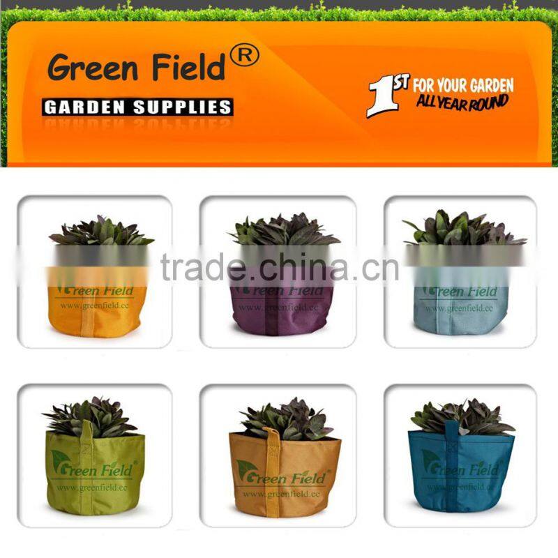 Green Field flower pots planters, flower bag