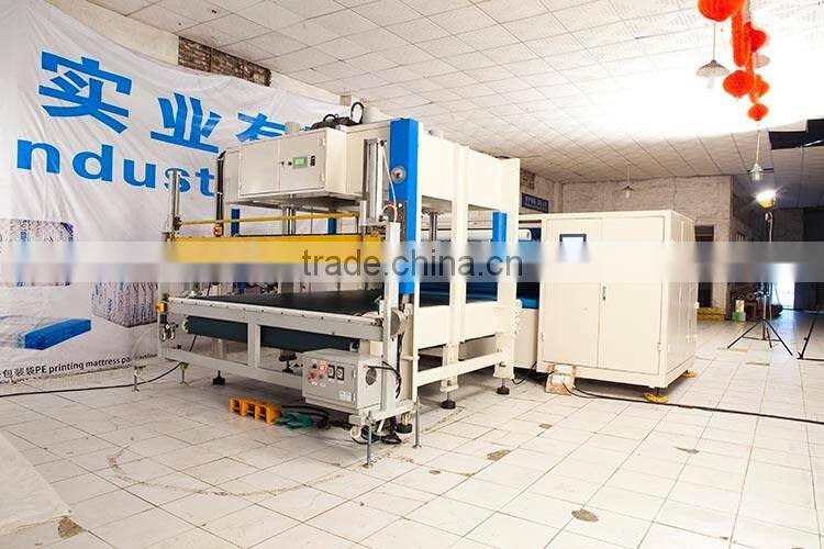 mattress machine for mattresses wrapping, mattress rolling-wrapping machine