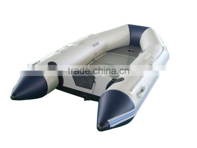 PVC Material Hull Durable Inflatable Fishing Boat for Sale!