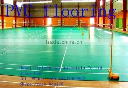PVC plastic flooring for sports PVC sports flooring