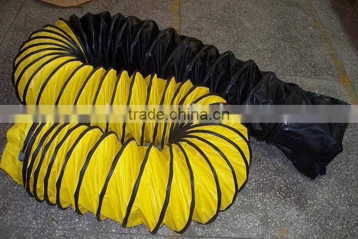 PVC fire-retardant flexible air duct hose fabric supplier