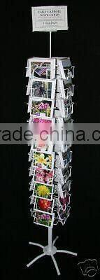 3 Tier Counter Top Greeting Card Display Stand with Sign Holder Hot