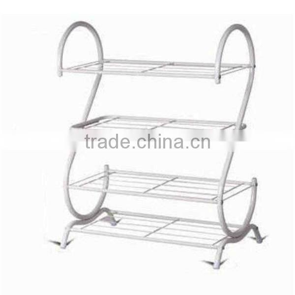 Metal Wire 3-Tier Shoe Storage Rack