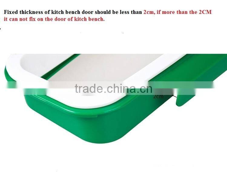 Plastic Hanging Garbage Rubbish Bag Holder Kitchen Cupboard Garbage Bag Storage Rack