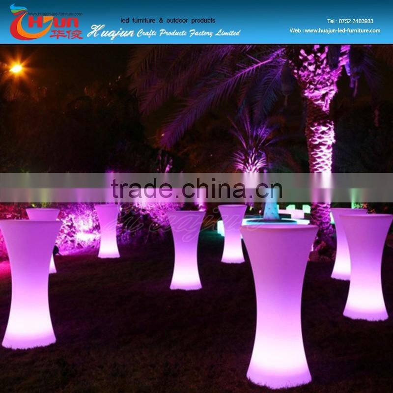 bar illuminated led furniture table for sale made in china