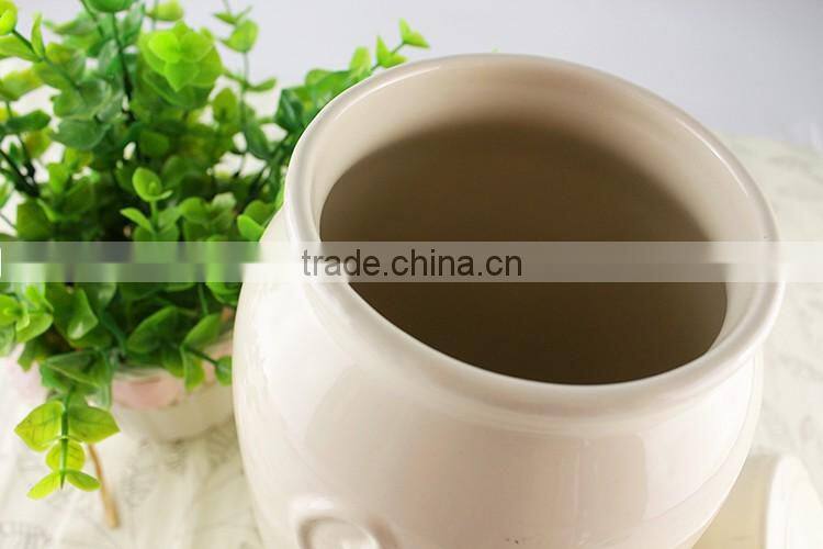 2017 new arrival factory wholesale custom design ceramic sugar pot
