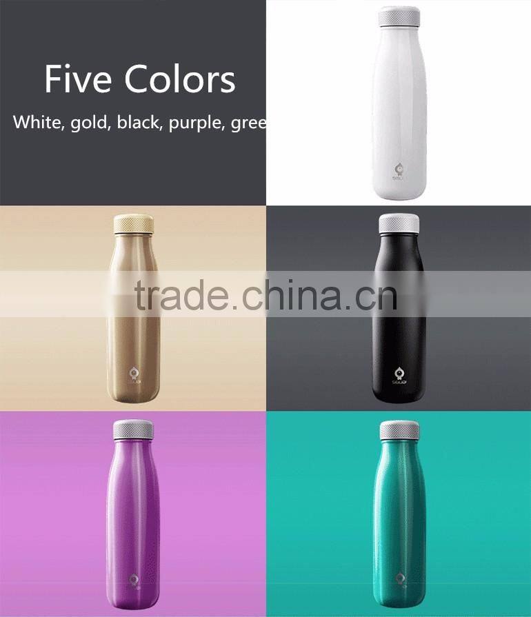 New Smart Water Vacuum Bottle with Reminder, Mobile APP Control Intelligent Outdoor Sport Water Cup For Wholesale