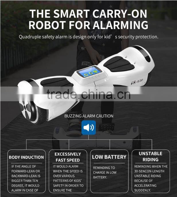 Best Kids Gifts Electric Scooter With Music/Movie Player And Early Education Function, 4.5inch Electric Self Balancing Scooter