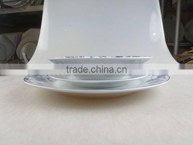 18 pcs dinner set with decal