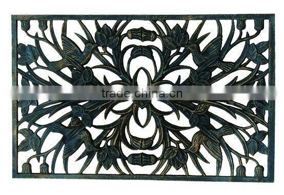 Sales well cast iron rectangle door mat factory/company/maker/supplier