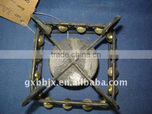 Gold pearl wire round decoration candle stand craft