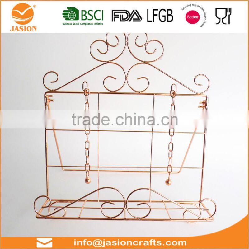 WI2903 Wire Metal Cookbook Holder Stand