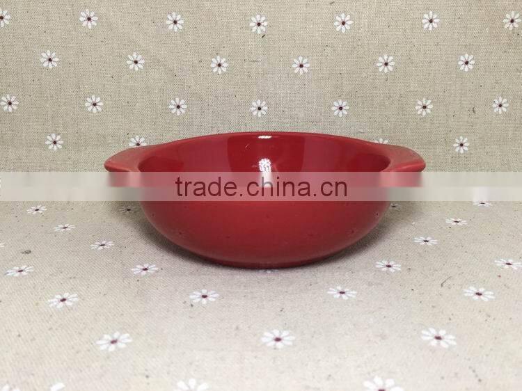 Rural style ceramic plates,stocked porcelain bakeware plate