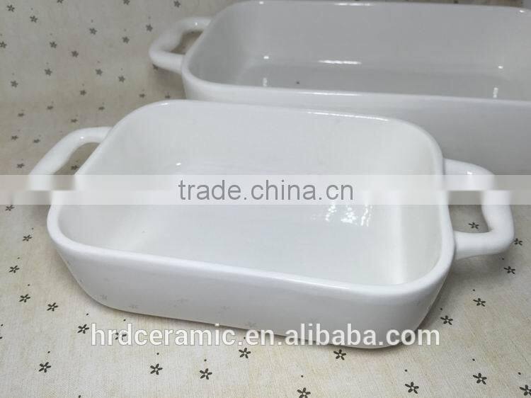 Ceramic oven dish/stocked porcelain cheese bakeware plate