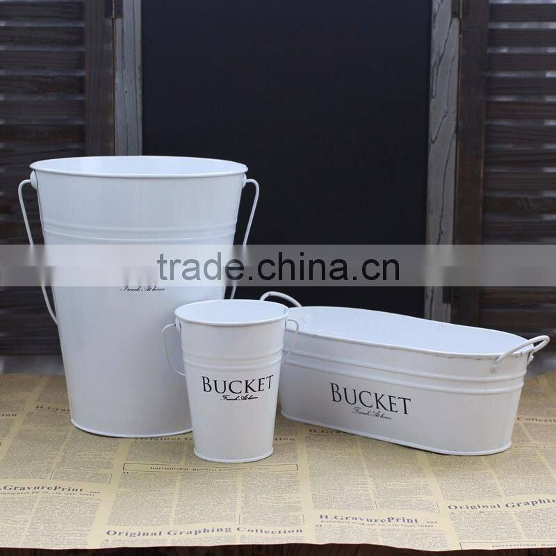 High Quality Garden/Kitchen/Home/ Metal Bucket party beer ice bucket