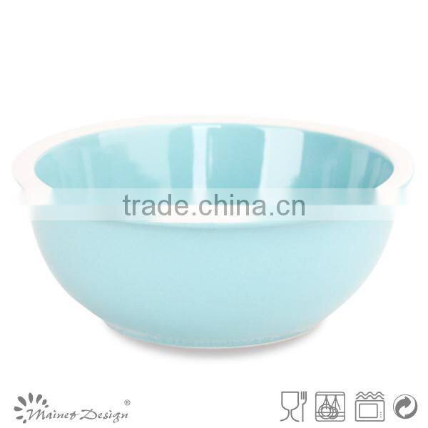 Top quality ceramic color soup bowl