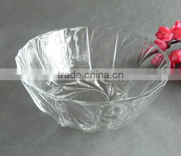 glass bowl, glass salad bowl, glass fruit bottle